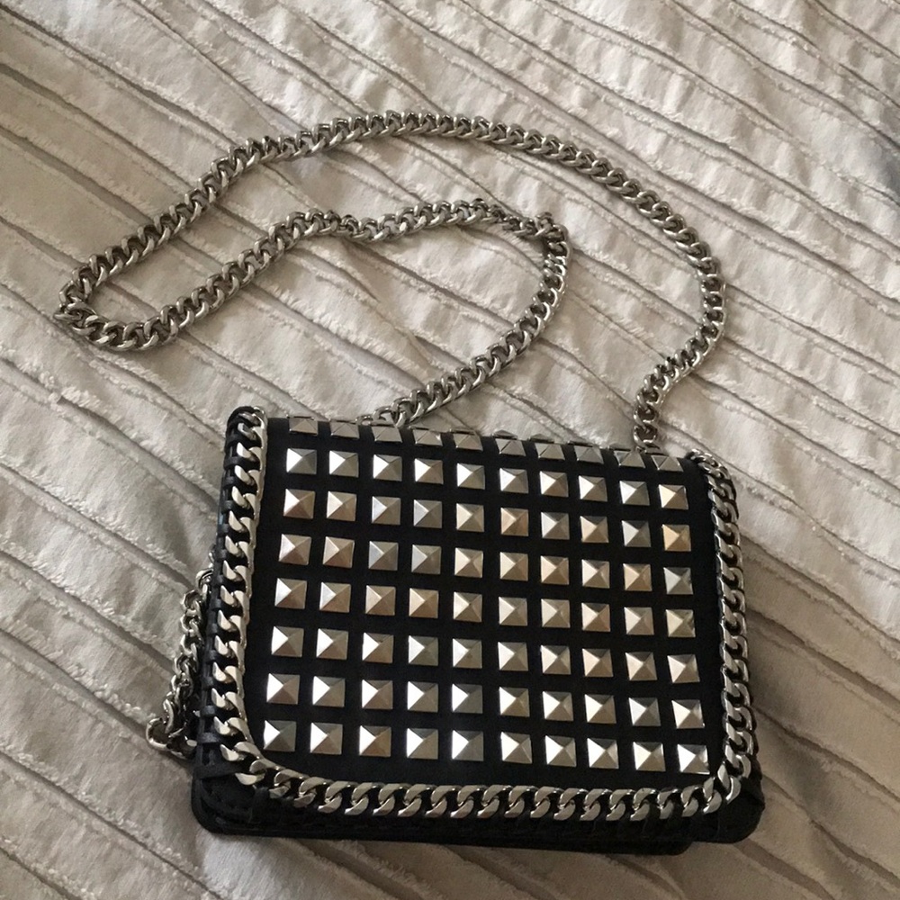 Zara Studded Crossbody Bag